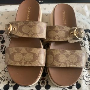Coach Platform Sandals